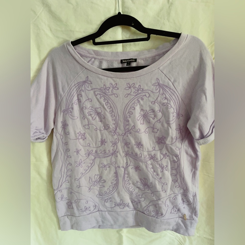 Gently worn Juicy Couture top in Purple